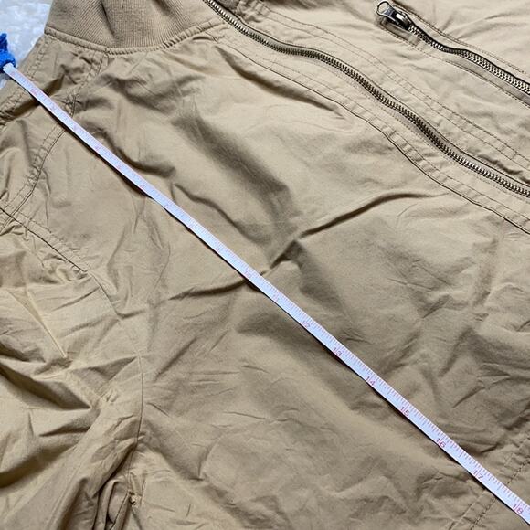 Banana Republic Tan Brown Bomber Jacket BT14 - Picture 8 of 12